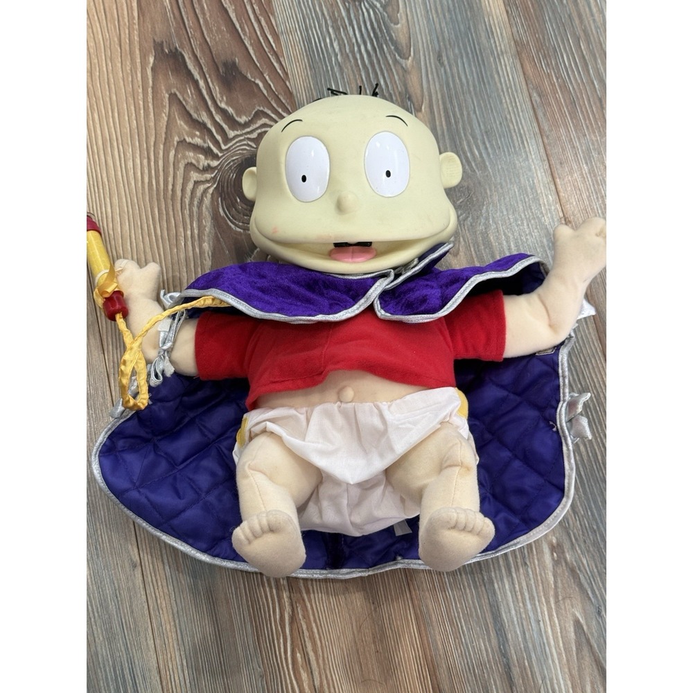Vintage 1999 Mattel Viacom Rugrats Tommy Pickles Talking Doll With Wand No Work